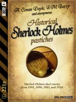 Historical Sherlock Holmes Pastiches 
